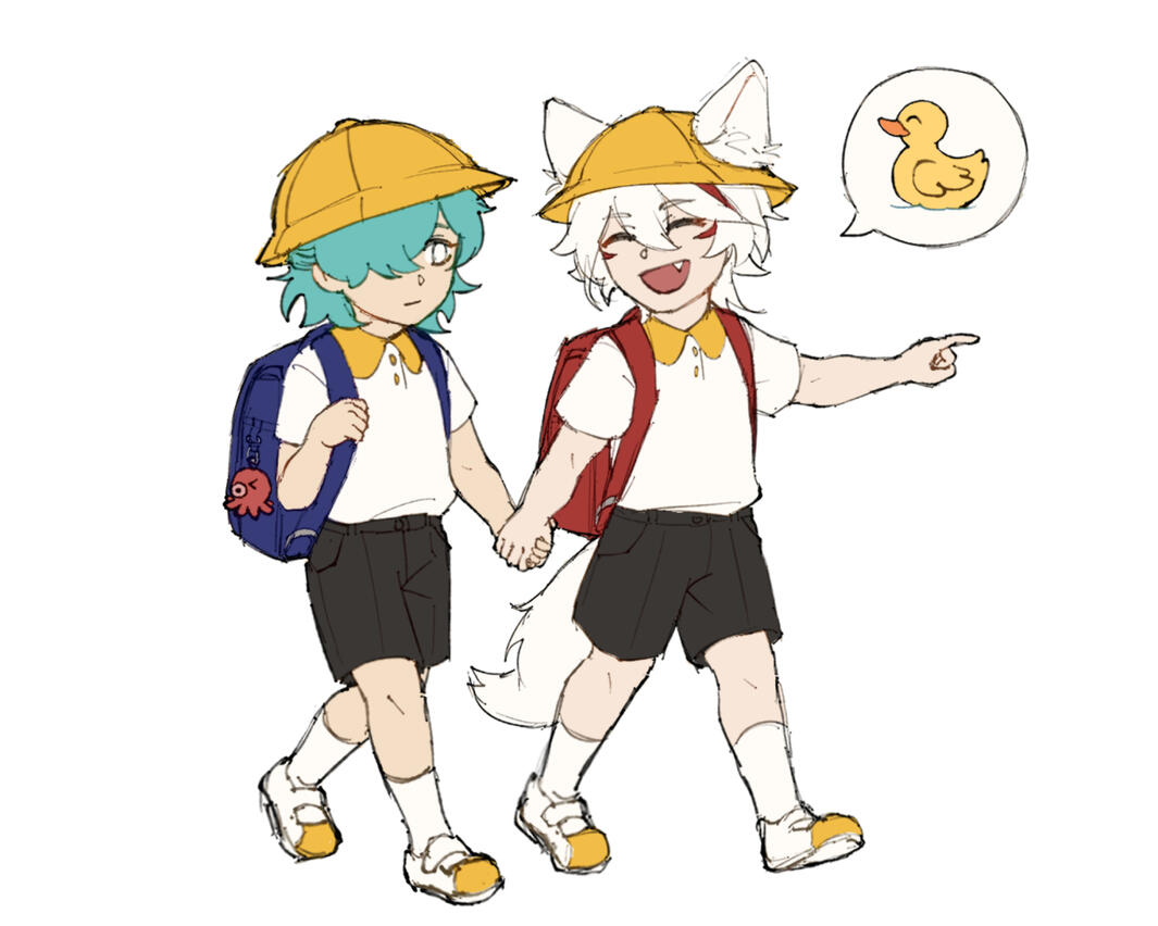 Sketch + Flat Colors